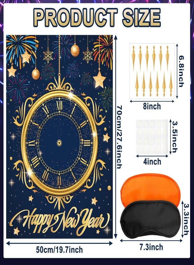 AUGSUN New Years Eve Games 2026 Happy New Year Activities New Years Clock Games 2026 NYE Party Favors Eve Party Supplies Gifts for Kids Girls Boys Adults Family - Image 2